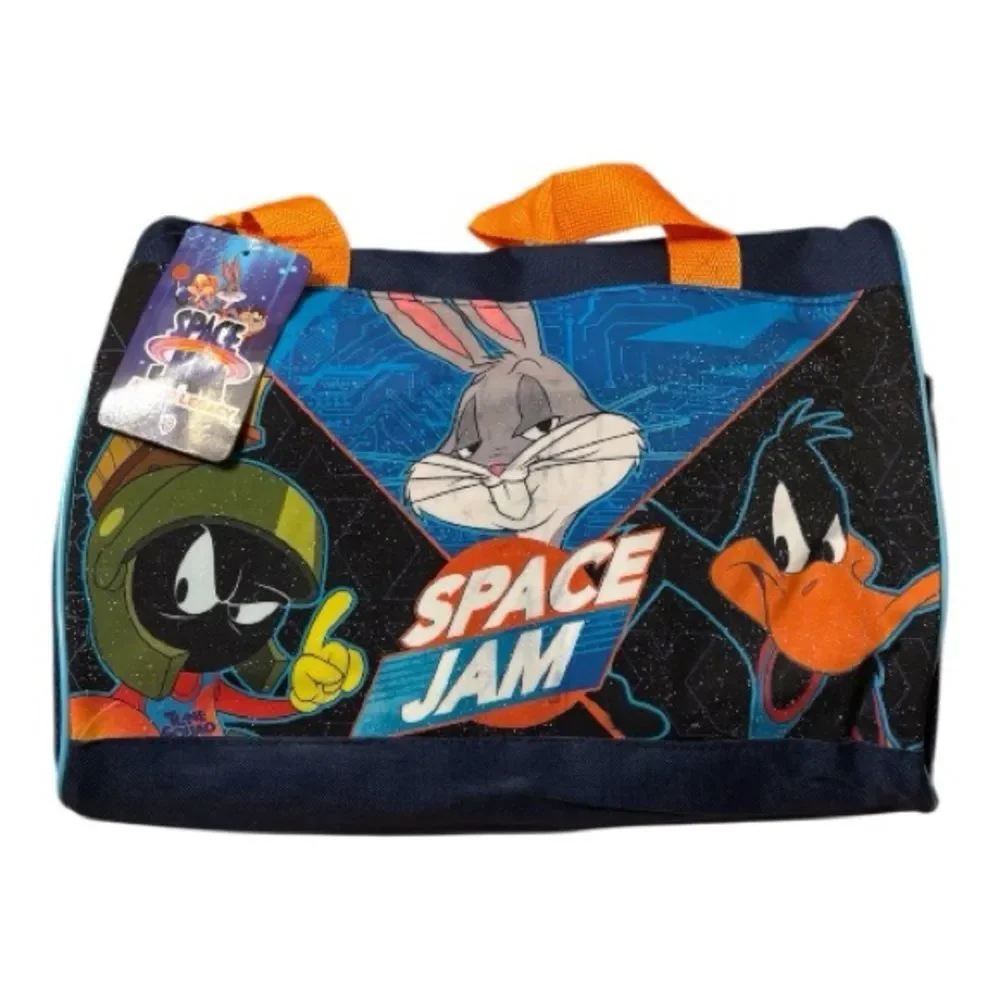Warner Bros. Space Jam Bugs Bunny Daffy Duck Marvin the Martian duffel bag
